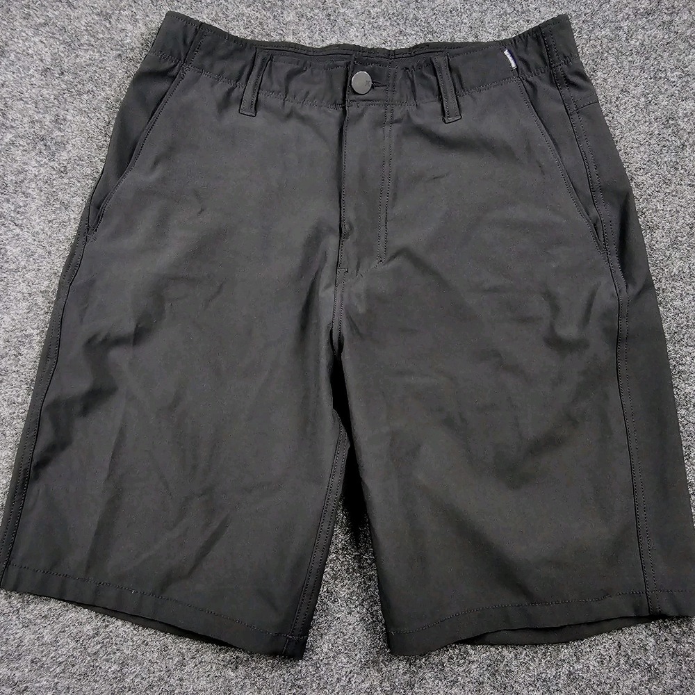 Hurley Phantom Shorts Men's 32 Black Stretch Hybrid Performance Buckle Exclusive